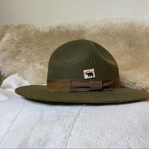Vintage Ranger Hat w/ vintage Smokey Mnt. Pin